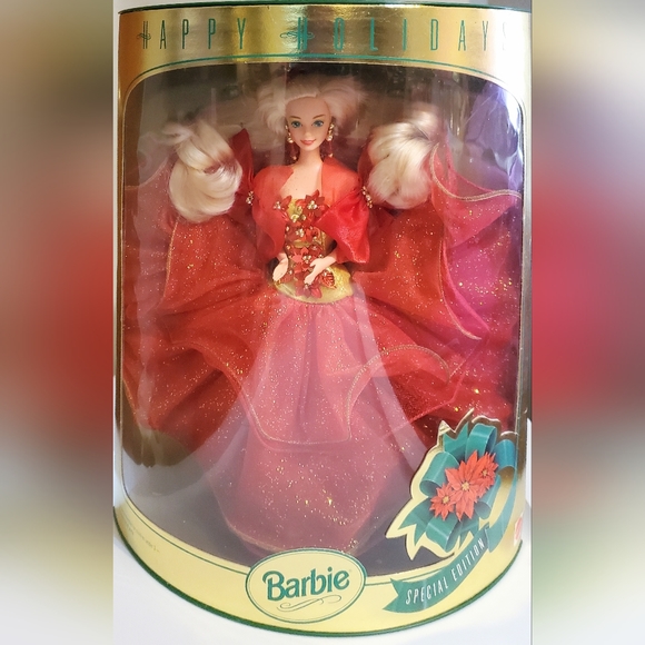 NEW BARBIE'S VINTAGE 1993 HAPPY HOLIDAYS SPECIAL EDITION - Picture 1 of 9